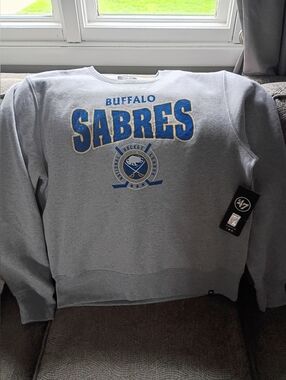 Buffalo Sabres Sweatshirt, XL, NWT, NHL Official Licensed Product, Gray